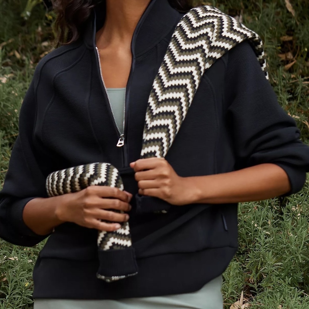 Varley Cortina Half-Zip Sweater Sweatshirt Ebony sz S Anthropologie GUC